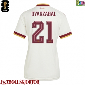 Spanien Mikel Oyarzabal #21 Bortatröja Dam VM 2026 Kortärmad